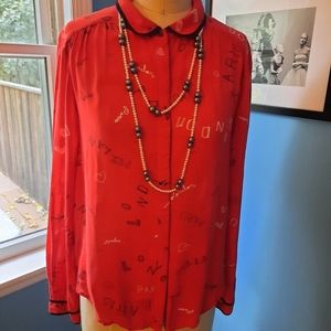 ANTROPOLOGIE, MAEVE.Long sleeves blouse.